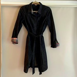 Denim dress with adorable detail